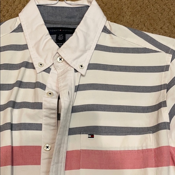 Tommy Hilfiger Striped Button-up Shirt - Picture 2 of 3